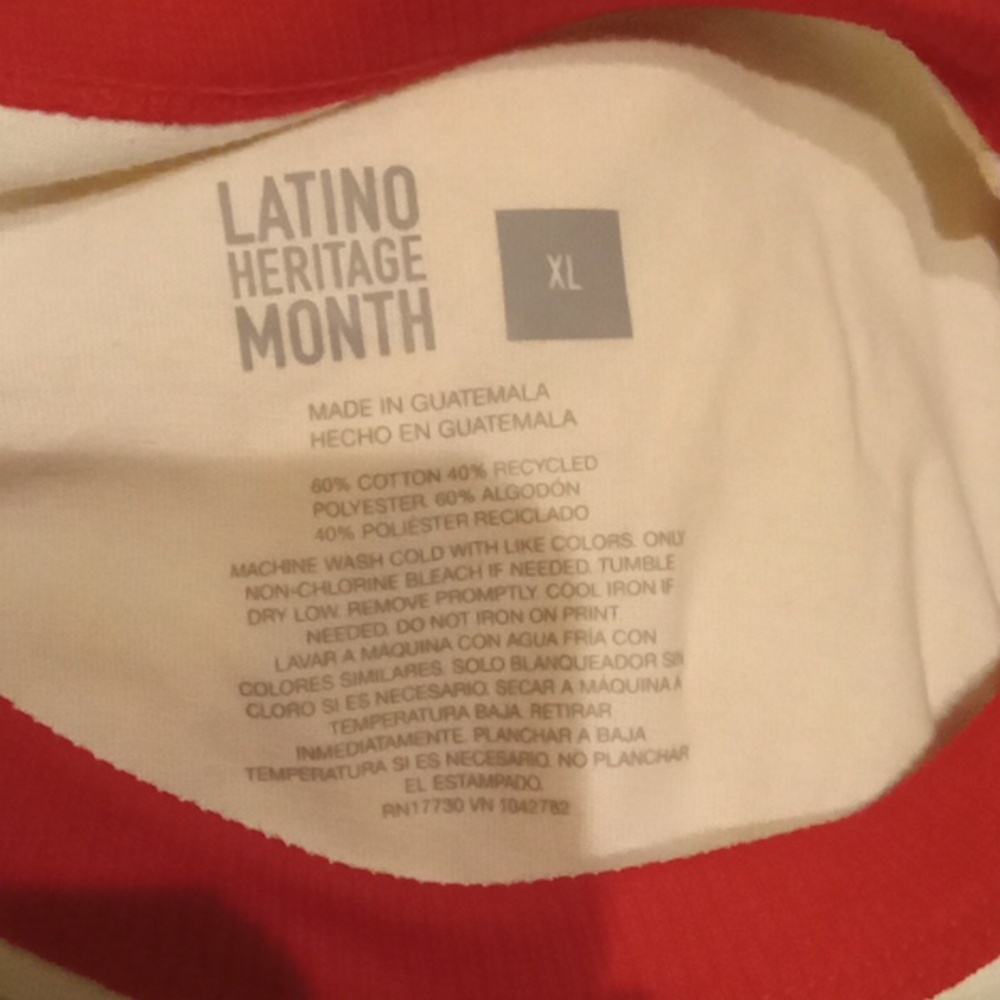 Brilla Siempre Latino Heritage Month T Shirt XL - Picture 2 of 3
